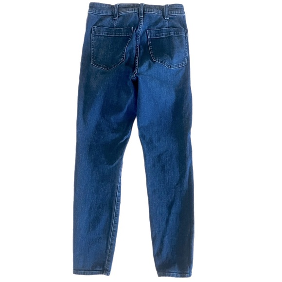 Gap High Rise Universal Legging Sailor Style in Medium Wash Size 4/27 - Picture 3 of 4